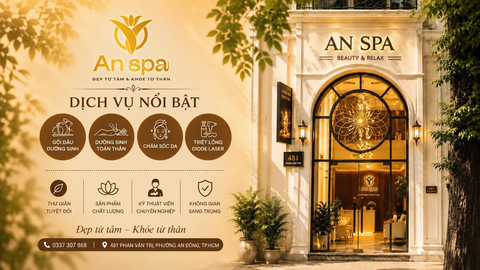 AN SPA PHƯỜNG AN ĐÔNG | Gội Đầu Dưỡng Sinh & Massage – Khu Vực Quận 5 Cũ